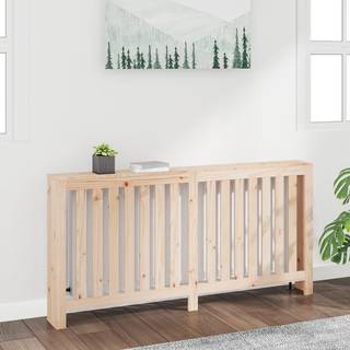 radiatorskjuler 169x19x84 cm massivt fyrretræ