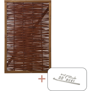 Plus enkeltlåge pil kogt, fungicid- og oliebehandlet med beslag 90x140cm