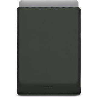 Woolnut Coated PU Læder Sleeve Til MacBook / Laptop (370 x 260mm) - Grøn