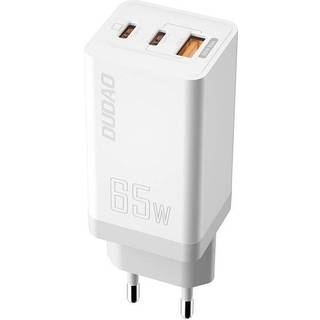 DUDAO 65W USB-C oplader. GaN. A7XSEUEU. (2xUSB-C + 1xUSB-A).