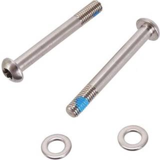 SRAM Bracket Mounting Bolts Titanium T25 - 17 mm Flat Mount Caliper, Pakke med 2 stk.