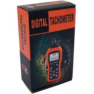Digital håndtachometer (Omdrejningstæller) med mekanisk måling og data logning