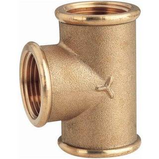 T-kobling til rør Maestrini TEE Female/Female/Female, messing, 1/4" G (BSP) (indvendig)