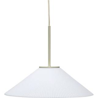 Solid loftslampe 44 cm, sand/hvid