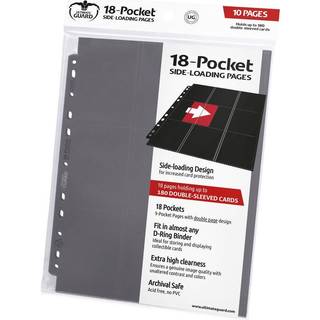 Ultimate Guard 18-Pocket Pages Side-Loading Grey (10)