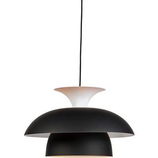 Moderne rund hængende lampe sort med hvid 3-lags - Titus