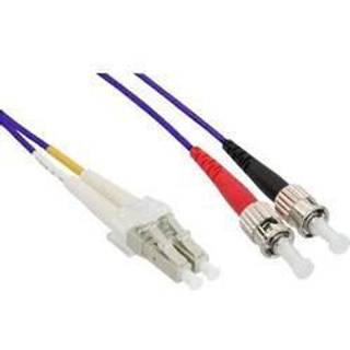 InLine LC-ST, multimode 50/125µm fiberoptisk kabel, længde 2 m