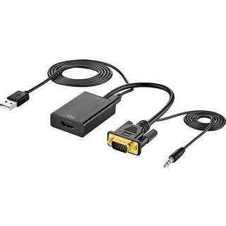 AV Adapter [VGA, Jack - HDMI] 1920 x 1080 Pixel SpeaKa