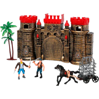 Keyly Toys Pirate Castle Legesæt - 6 dele