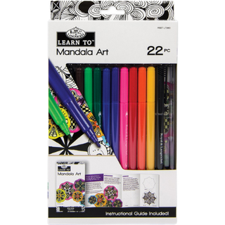 Royal Langnickel Learn To Mandala Sæt - 22 dele