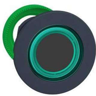 Schneider Lampetryk flush f/led grøn ring