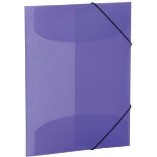 HERMA Elasticated folder A4 PP translucent violet