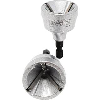 Bohrcraft udv. afgrater 1/4" 6kt skaft HSS 3-19mm