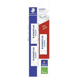 10 x Staedtler 526 B viskelæder 2+1 hvid
