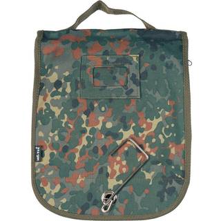 Mil-Tec Bade- og toilettaske m. Ophæng Flecktarn - One Size