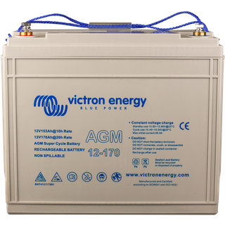 Fritidsbatteri / forbrugsbatteri Victron Super Cycle, AGM, 12 V, 170 Ah, 336 x 172 x 280 mm