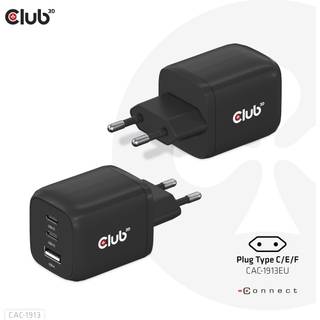 CLUB 3D Travel Charger Pps 65Watt Gan