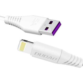 Dudao USB Kabel - USB til Lightning 5A 2m - Hvid