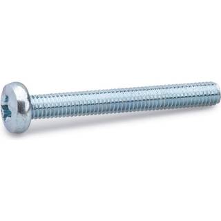 FAST maskinskrue med rundt hoved, elforzinket, 3,0 x 40 mm - 200 stk.