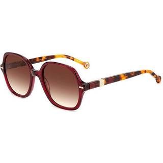 Carolina Herrera HER 0106/S YDC/HA 55 Solbriller Kvinder Krystalklar - Transparent Burgundy - 55mm