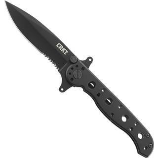 M21-10KSF foldekniv, triple point serrations