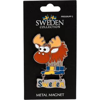 Magnet Souvenir Elg med skilt