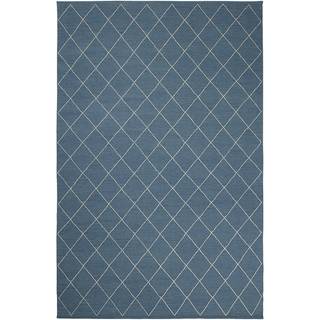 Chhatwal & Jonsson Diamond Rug 230x336 Cm Heaven Blue/off White - Mønstrede tæpper Uld Off-White - DH252350-13