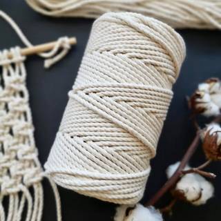 norne® macramé - Økologisk Bomuld (4 mm / 100 meter)