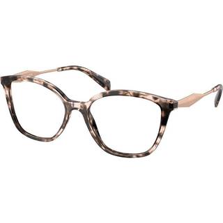 Prada Kvinde PR 02ZV ROJ1O1 Optiske stel Acetat Skildpadde Transparent Sommerfugl Normal