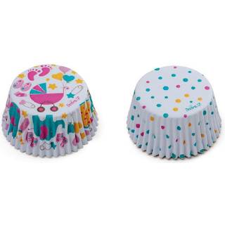 Muffinsforme baby shower pige 36 stk