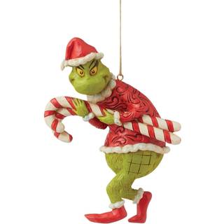 Enesco Jim Shore Dr. Seuss The Grinch stj?ler slikr?r h?ngende ornament 4,72 tommer flerfarvet til jul