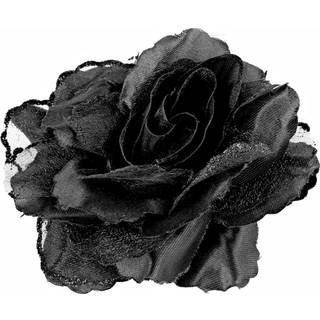 Sort rose hårklips