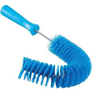 Vikan rørbørste 36cm Ø5,5cm polyester/PP/rustfrit stål medium blå
