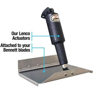 Trimplan cylinder Lenco, 12 V, 2 x cylindre + kabel (1.8 meter) + beslag