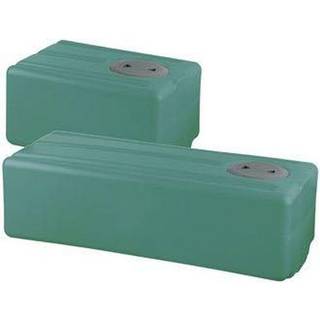 Vandtank CAN-SB, 52 liter, med inspektionsluke, 750 x 390 x 200 mm, polyethylen, grøn