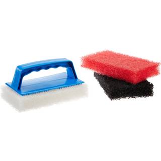 Skrubbekit Star Brite Scrub Kit Handle, med håndtag, 3-pak (1 fin, 1 medium, 1 grov)