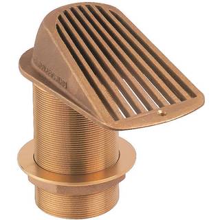 Bordsgennemføring med si Guidi Grated Water Intake 2000, bronze, 1 1/2" G (BSP)