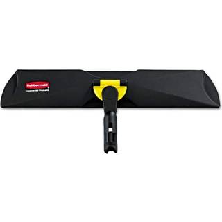 Rubbermaid Q559 18 """" Længde x 3-3/8 """" Bredde x 1-3/4 """" Højde sort farve standard hurtig tilslutning af vådt tørt plastramme