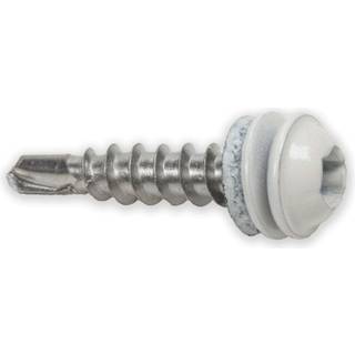 Heco 9620019 Skrue til vindskive 4,8 x 25 mm, pakke med 100 Hvid