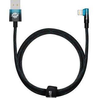 Baseus MVP hårdført USB til Lightning kabel m vinkel - 1m - Blå