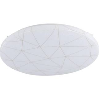 EGLO RENDE plafond Ø380 mm, hvid/sølv