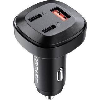 Oplader Acefast B3 - Sort, 66W, 2x USB-C + USB