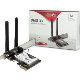 Inter-Tech DMG-33 Wi-Fi 5 PCIe Adapter