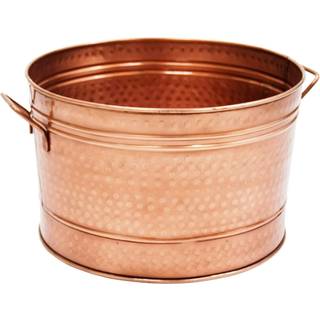 Achla Designs C-50c Coppertub Round Hammered Kobberbelagt galvaniseret badekar