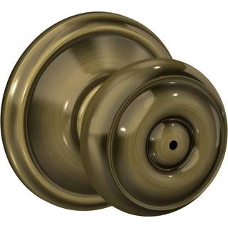 Schlage F40 V Geo 609 Georgisk d?rknap Bed & Bath Privacy Lock Antik messing