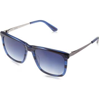 Calvin Klein Mand CK22536S 416 Solbriller Acetat Blå Blå Firkantet Skygge