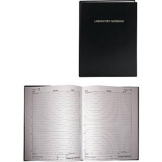 Roaring Spring 4x4 Quad Graph Restroed Lab Research Notebook 11.25 """" 9.125 """" 144 nummererede sider Black Cover (77160)