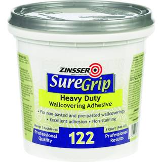 Zinsser 69384 SureGrip 122 Heavy Duty Wallcovering Adhesive Quart