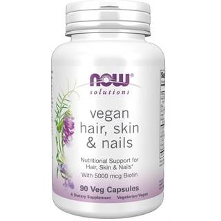 Vegansk hår, hud og negle - 90 veganske kapsler