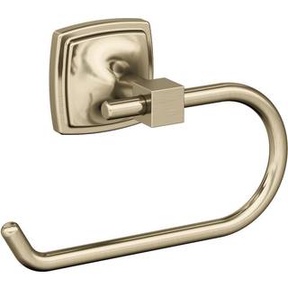 Amerock BH36091BBZ | Golden Champagne Single Post Toilet Paper Holder | 7-1/16 tommer (179 mm) Længde toiletvævholder | Statur | Badevævholder |
